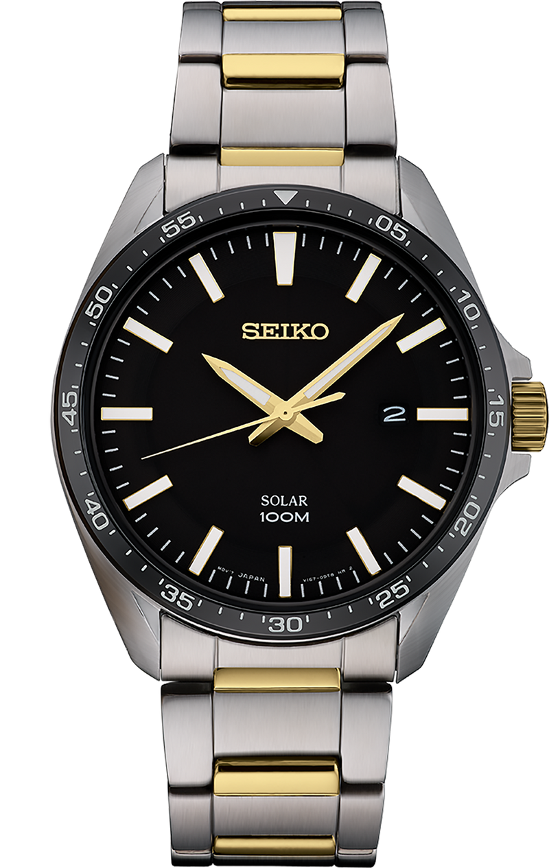 Seiko SNE485 Solar Men Watches Lexor Miami - Lexor Miami
