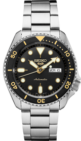 Seiko SRPD57 5 Sports 24-Jewel Automatic Watch - Stainless/Gold Men Watches Lexor Miami - Lexor Miami