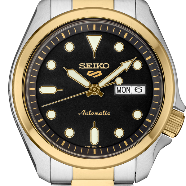 Seiko SRPE60 Automatic 5 Sports Two-Tone Stainless Steel