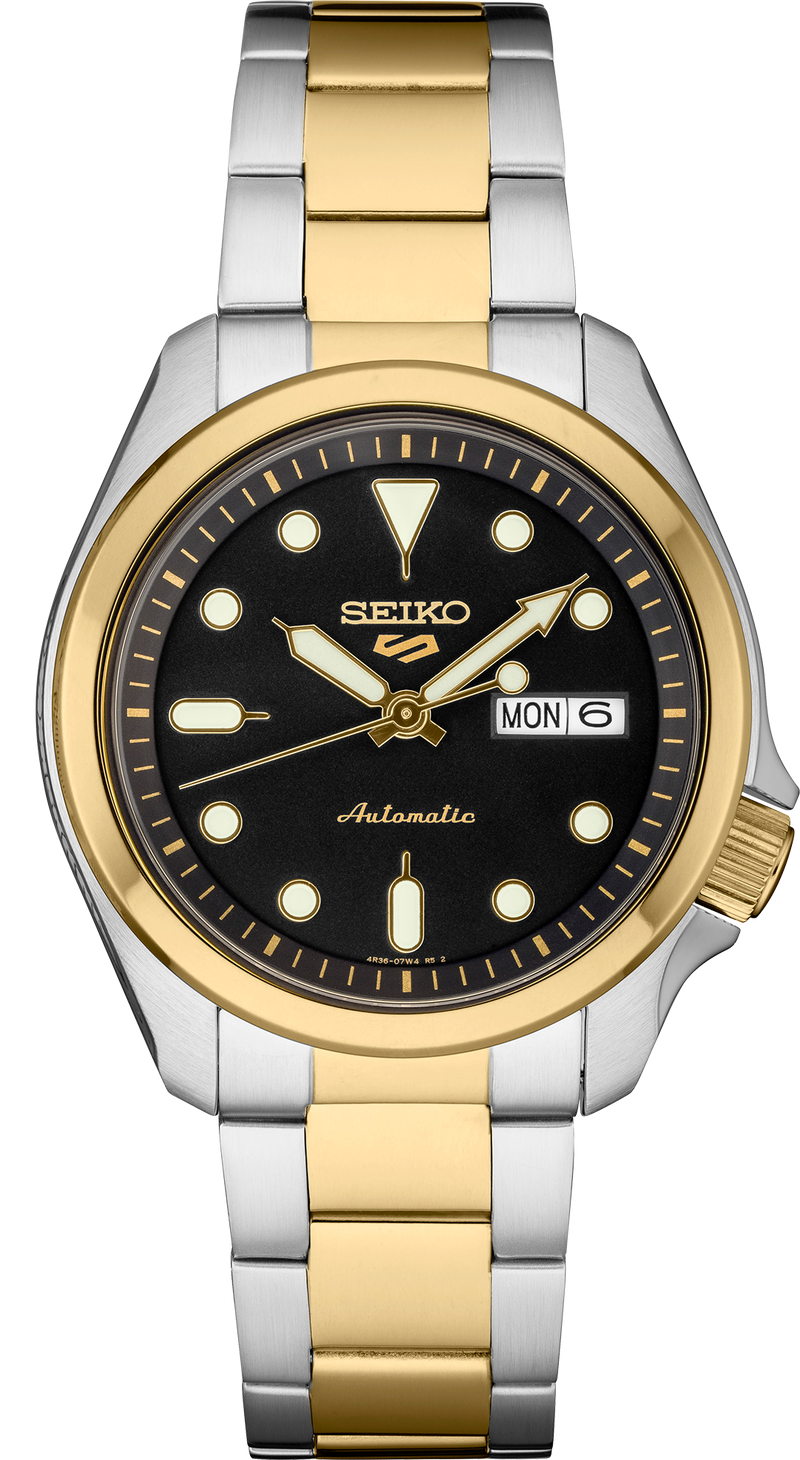 Seiko SRPE60 Automatic 5 Sports Two-Tone Stainless Steel Bracelet 40mm Men Watches Lexor Miami - Lexor Miami