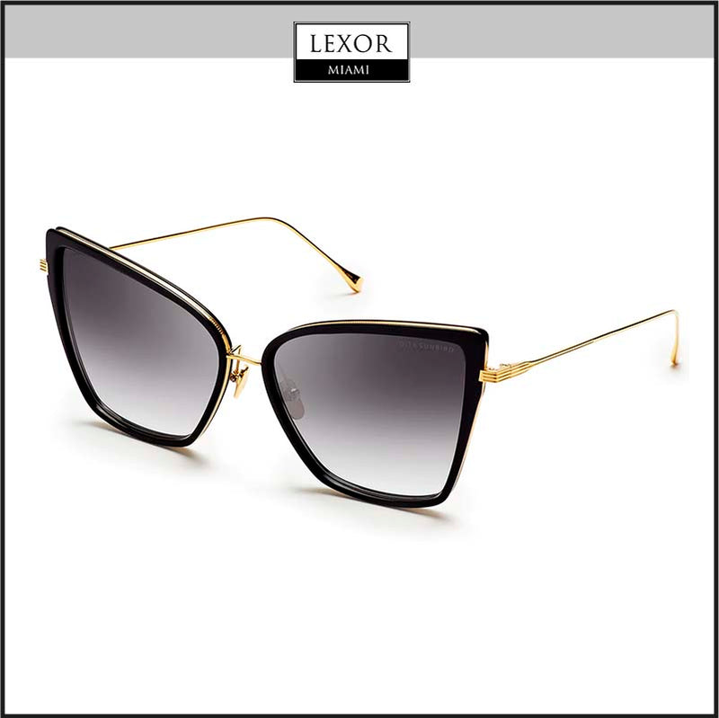 Dita 21013-A-BLK-GLD-59-Z Sunbird Women Sunglasses