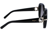 Salvatore Ferragamo SF1058S-001  BLACK BIO INJECTED SUNGLASSES