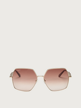 Salvatore Ferragamo SF291S -723  GOLD TORTOISE METAL SUNGLASSES