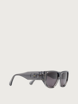 Salvatore Ferragamo SF1077S-020 TRANSPARENT GREY SUNGLASSES