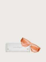 Salvatore Ferragamo SF1077S-838 / TRANSPARENT LOBSTER SUNGLASSES