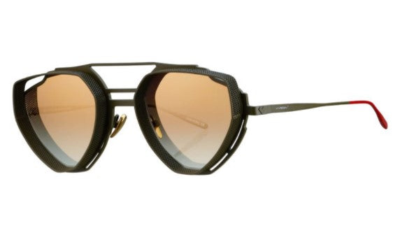 Vysen Enzo EZ-5 Miliray Green-Gold Unisex Sunglasses