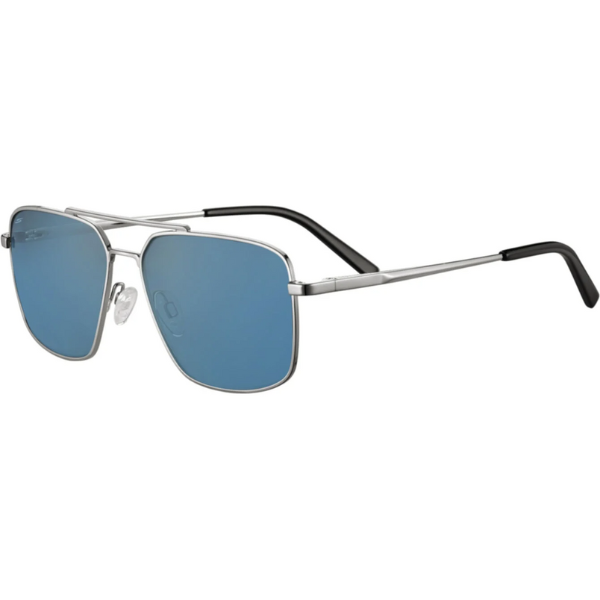 Serengeti SS554003 AITKIN Shiny Silver Unisex Sunglasses