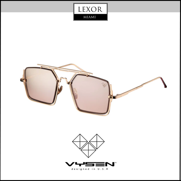 Shiny Rose Gold/Shiny Dark Gun Frame - Rose Gold Gradient Lenses