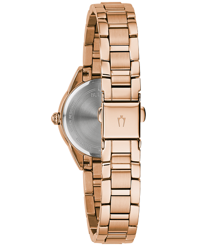 Bulova 97P151 Sutton Rose Gold Stainless Steel Strap Women Watches - Lexor Miami