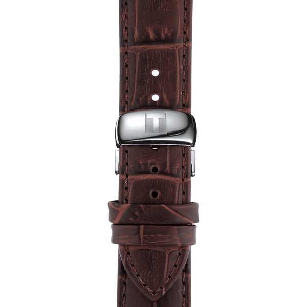 Tissot T0636101603800 Tradition Leather Strap Men Watches - Lexor Miami