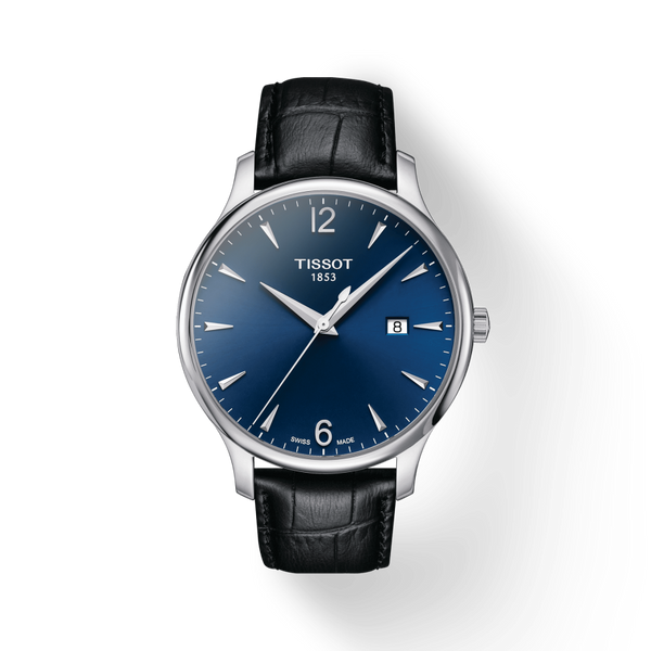 Tissot T0636101604700 Tradition Leather Strap Men Watches - Lexor Miami