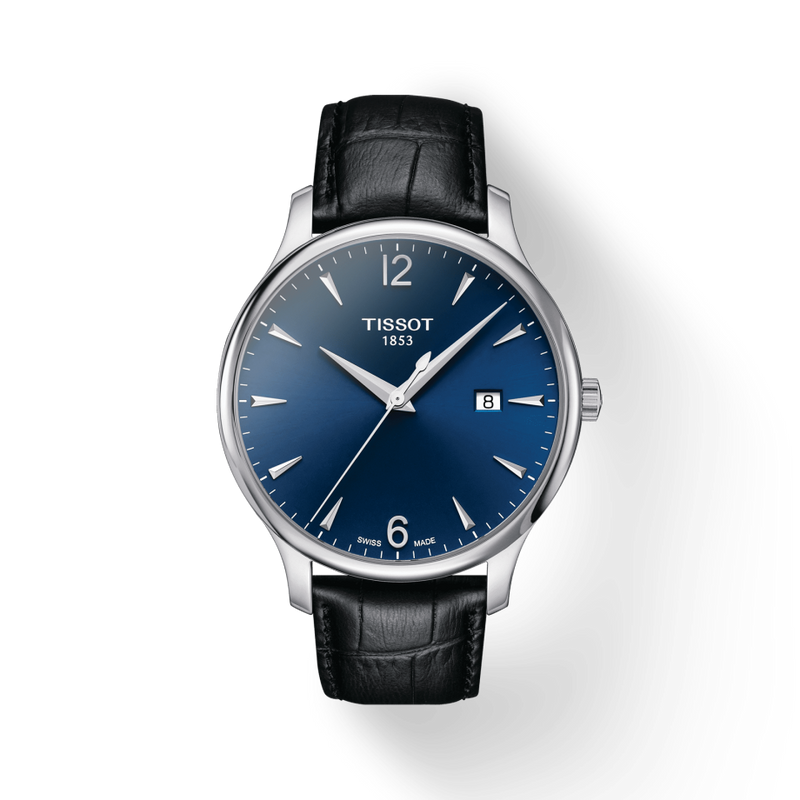 Tissot T0636101604700 Tradition Leather Strap Men Watches - Lexor Miami