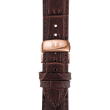 Tissot T0636103604700 Tradition Brown Leather Strap Men Watches - Lexor Miami