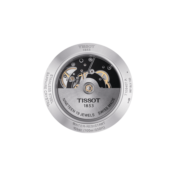 Tissot T1064071103100 V8 Swissmatic Stainless Steel Strap Men Watches - Lexor Miami