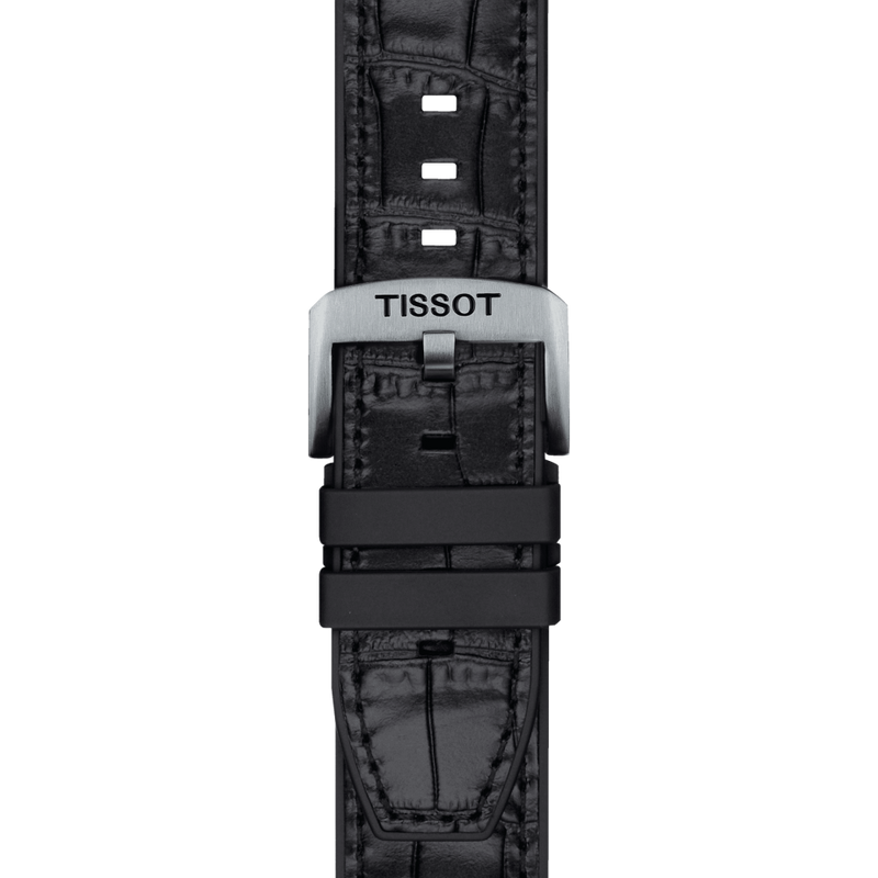 Tissot T1154071705100 T-Race Swissmatic Black Leather Strap Men Watches - Lexor Miami