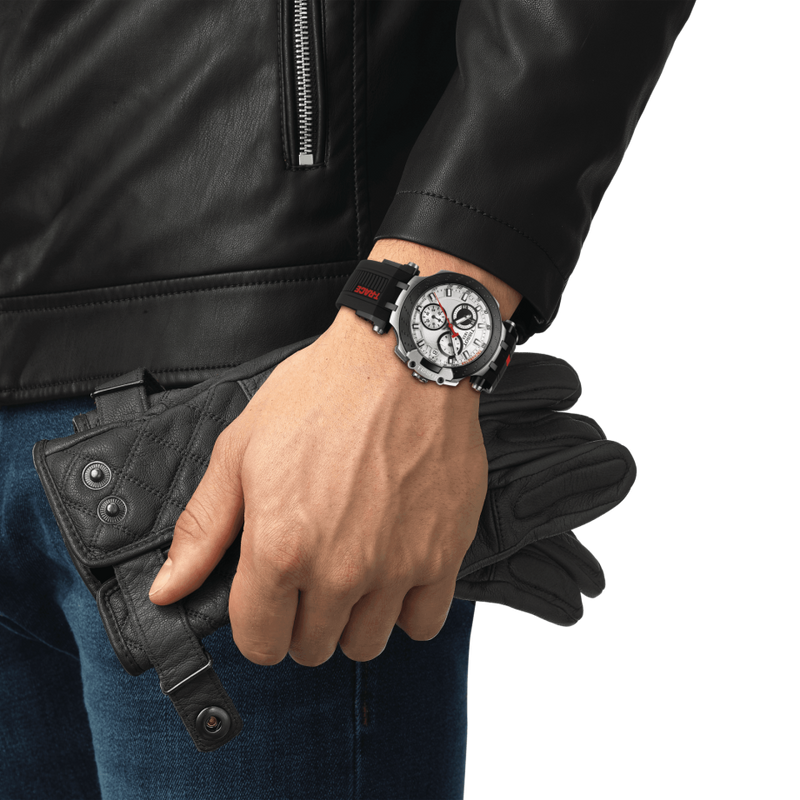 Tissot T1154172701100 T-Race Chronograph Silicone Strap Men Watches - Lexor Miami