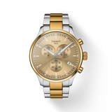 Tissot T1166172202100 Chrono XL Classic 2 Tone Stainless Steel Strap Men Watches - Lexor Miami