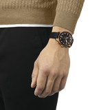 Tissot T1256173605100 SuperSport Chronograph Black Leather Strap Men Watches - Lexor Miami