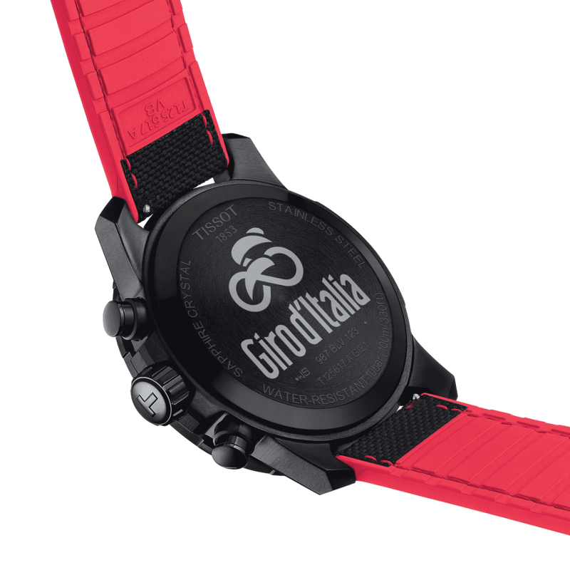 Tissot T1256173705100 Supersport Chrono Giro D'Italia Black Nylon Strap Men Watches - Lexor Miami