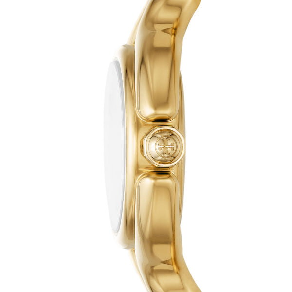 Tory Burch TBW3035 The Braided Knot Gold Stainless Steel Strap