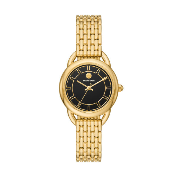 Tory Burch TBW7213 The Ravello Gold Stainless Steel Strap Women Watches - Lexor Miami