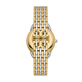 Tory Burch TBW7214 The Ravello 2 Tone Stainless Steel Strap Women Watches - Lexor Miami