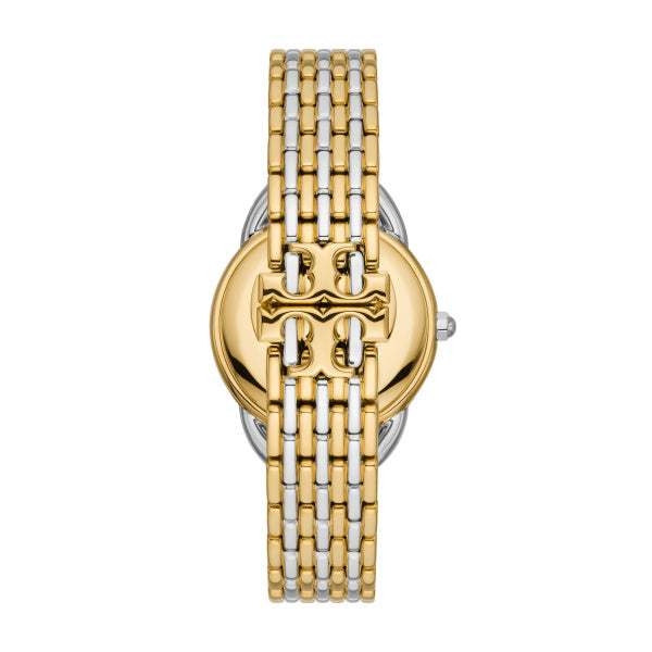 Tory Burch TBW7214 The Ravello 2 Tone Stainless Steel Strap Women Watches - Lexor Miami