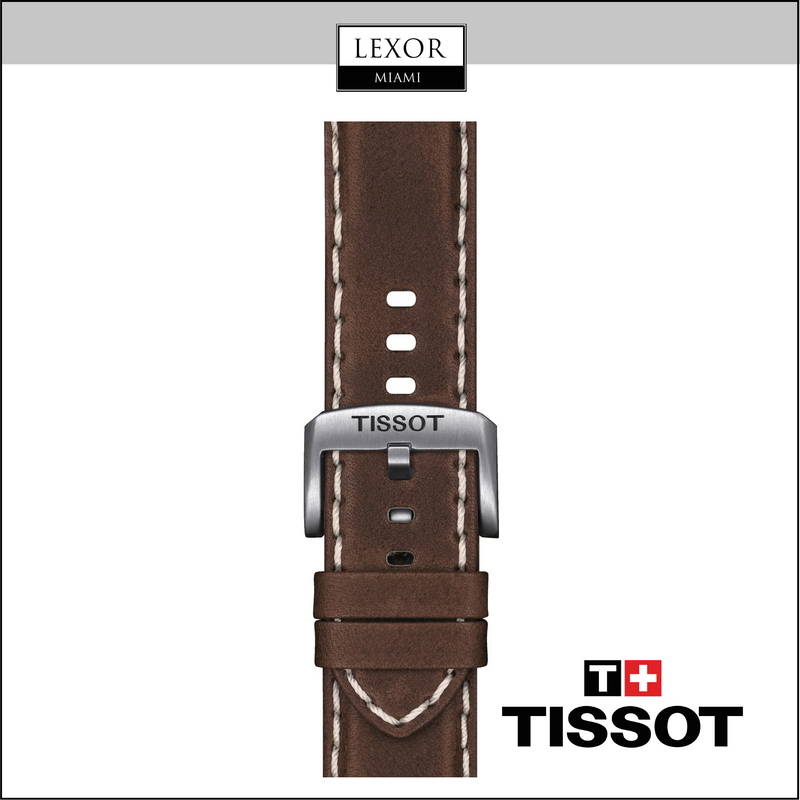 Tissot T1256171604100 Supersport Chronograph Leather Strap Men Watch