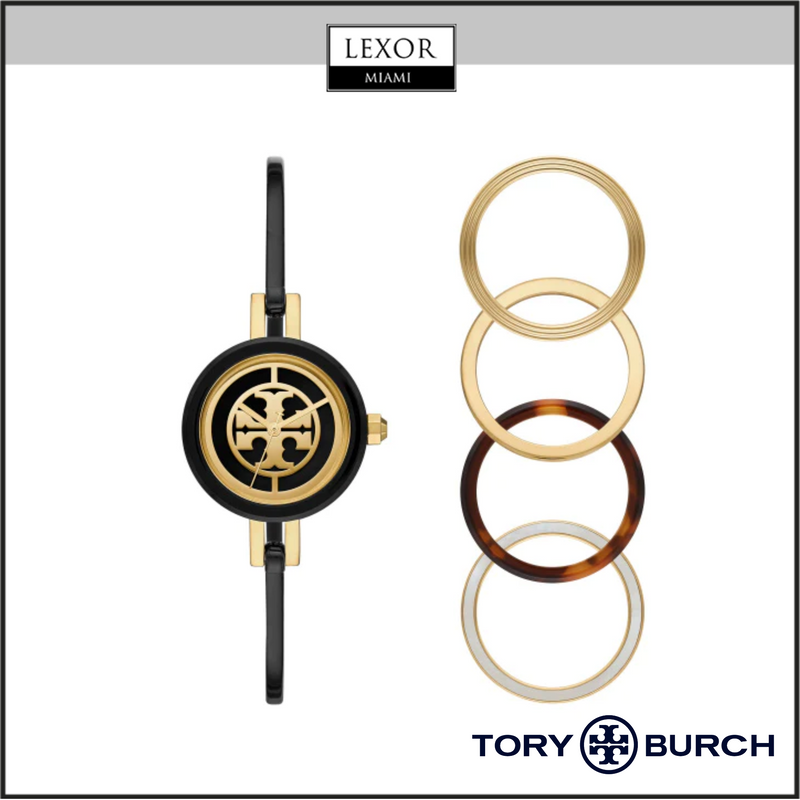 Tory Burch TBW4049 The Reva Black Stainless Steel Bracelet Women Watches