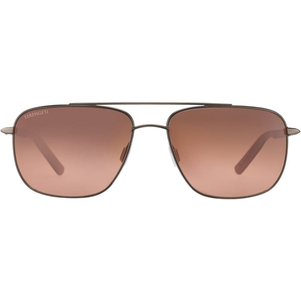 Serengeti 8821 Tellaro Matte Espresso Chocolate Brown Unisex Sunglasses - Lexor Miami