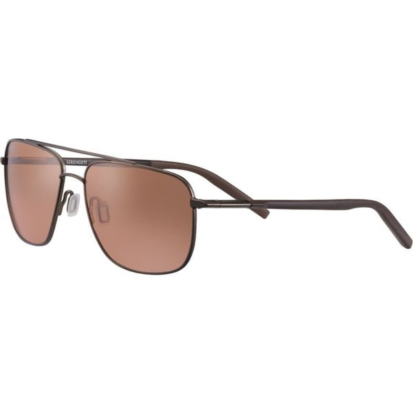 Serengeti 8821 Tellaro Matte Espresso Chocolate Brown Unisex Sunglasses - Lexor Miami