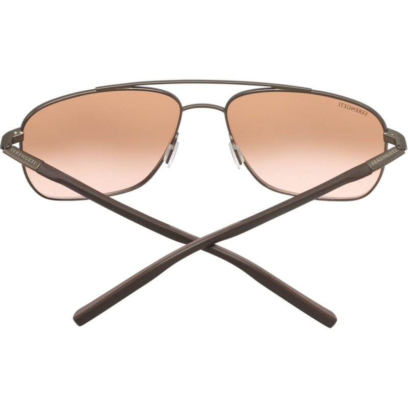 Serengeti 8821 Tellaro Matte Espresso Chocolate Brown Unisex Sunglasses - Lexor Miami