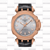 Tissot T1154073703100 T-Race Swissmatic Black Leather Strap Men Watches