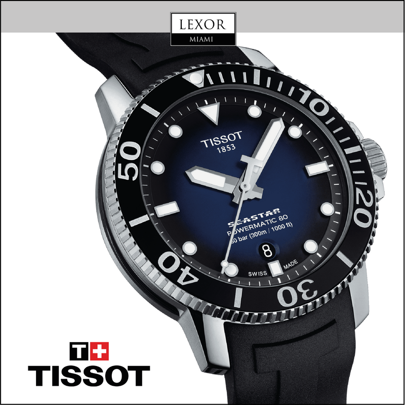 Tissot T1204071704100 SEASTAR 1000 POWERMATIC 80 Men Watches