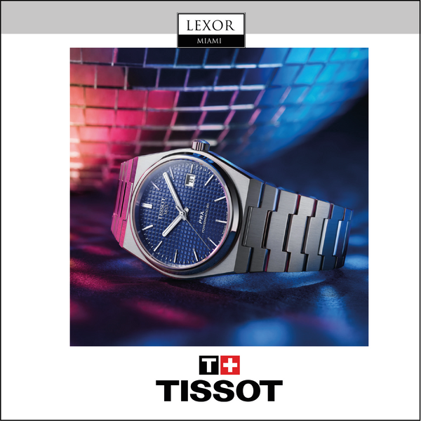 Relojes para hombre Tissot T1374071104100 PRX Powermatic 80