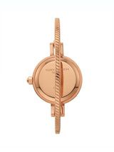 Tory Burch TBW4037 Reva Rose Gold Buckle Bracelet Women Watches - Lexor Miami