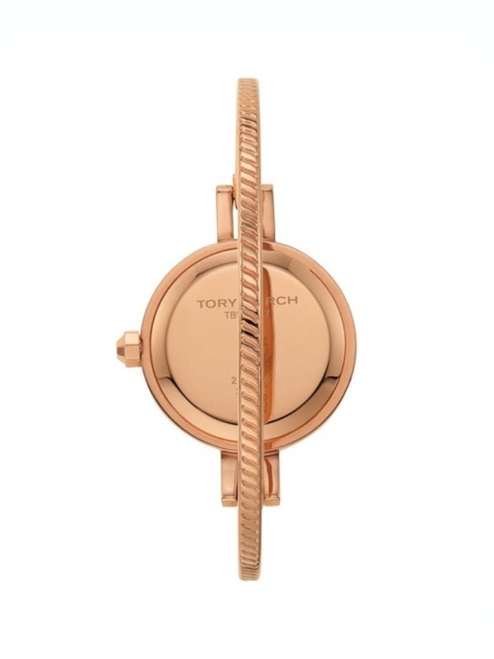 Tory Burch TBW4037 Reva Rose Gold Buckle Bracelet Women Watches - Lexor Miami