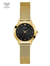 Guess U1197L5 Chelsea Gold Stainless Steel Mesh Strap Women Watches - Lexor Miami