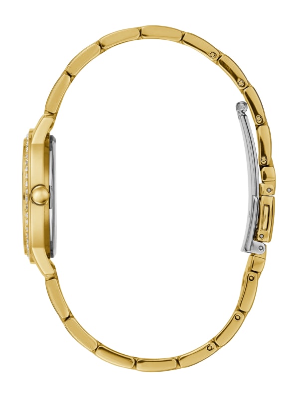 Guess U1209L2 Chelsea Gold Stainless Steel Strap Women Watches - Lexor Miami