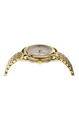 Versace VEPN00520 Safety Pin Gold Stainless Steel Strap Women Watches - Lexor Miami