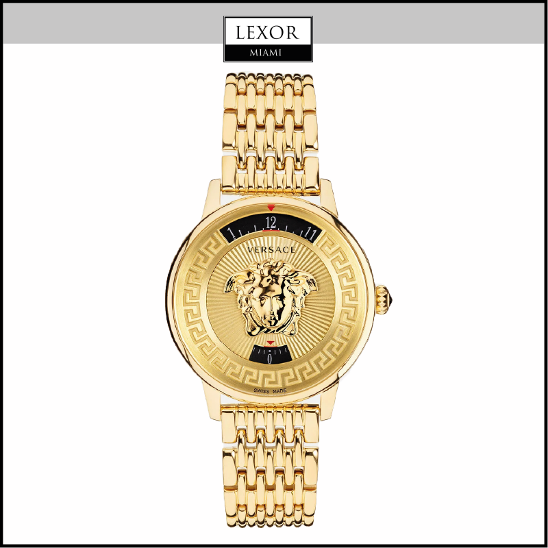 Versace VEZ200421 Medusa Gold Stainless Steel Strap Unisex Watches