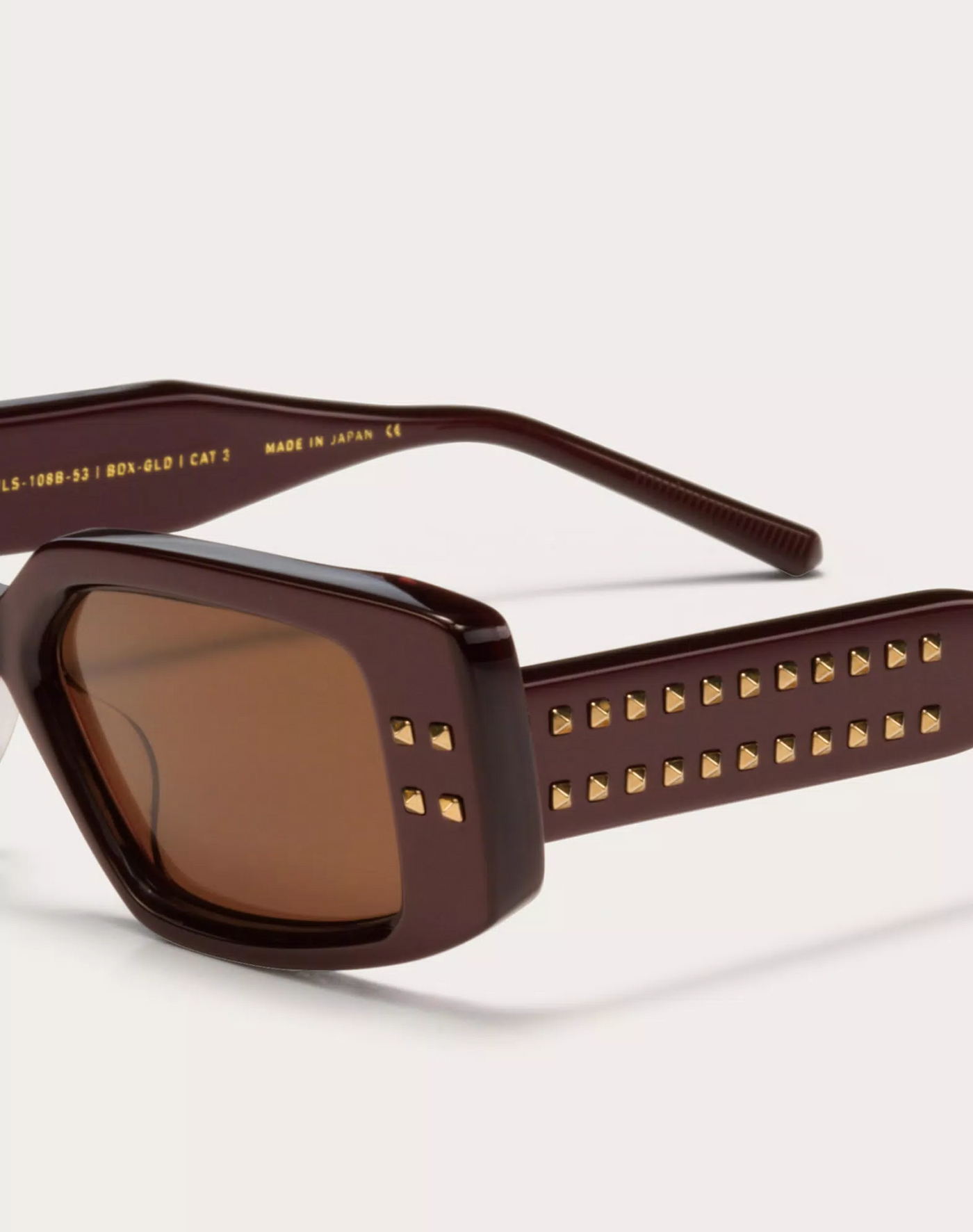 サングラス VALENTINO Unisex SUNGLASSES (VLS-108B-53 BDX-GLD BORDEAUX) org.jpg