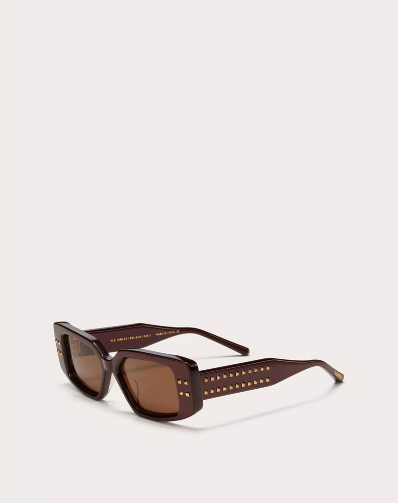 サングラス VALENTINO Unisex SUNGLASSES (VLS-107B-55 BRN-GLD BROWN) Valentino V Uno VLS107 Square Sunglasses | Fashion Eyewear US