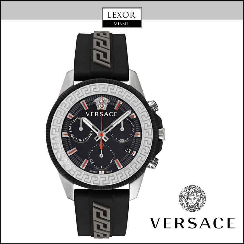 Versace VE3J00222 Greca Action Chrono Silicone Men Watches
