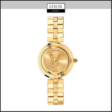 Reloj unisex Versace VEZ400421 Virtus Infinity con correa de acero inoxidable dorado