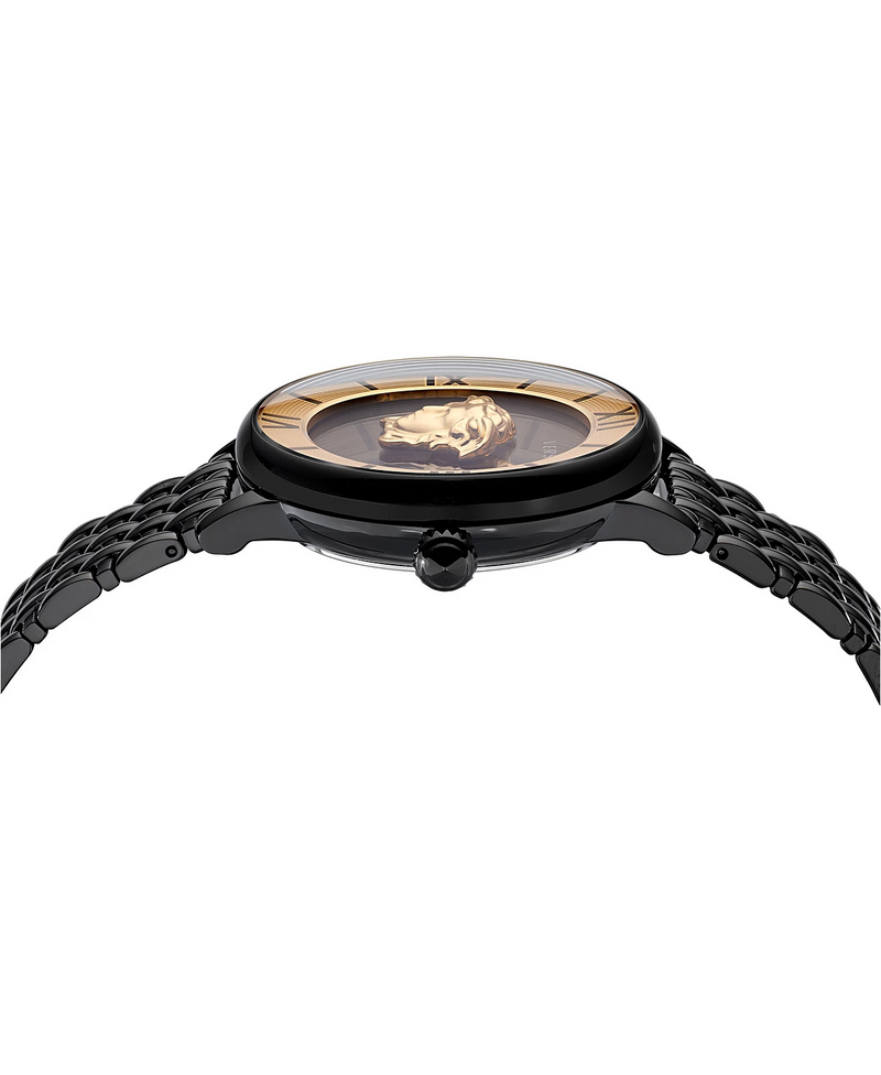 Versace VE2R00422 La Medusa Black Ion Plated Stainless Steel Bracelet Watch 38mm