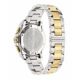 Versace VEZ800421 Men's Greca Logo Chronograph Two Tone Bracelet Wristwatch
