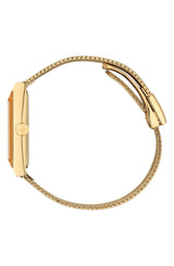 Gucci YA147410 G-Frame Gold Mesh Strap Women Watches - Lexor Miami