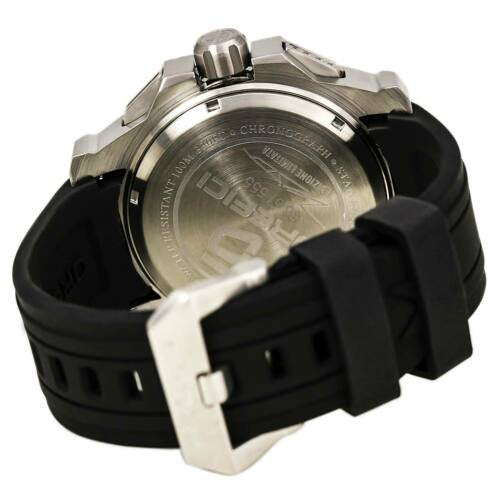 Orefici ORMEJ2C555 EJ Viso Edizione Limitata Silver Dial Black Rubber Strap Chrono Men Watches Lexor Miami - Lexor Miami