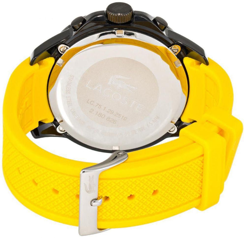Lacoste 2010739 Fidji Yellow Silicone Analog Quartz Men Watches Lexor Miami - Lexor Miami